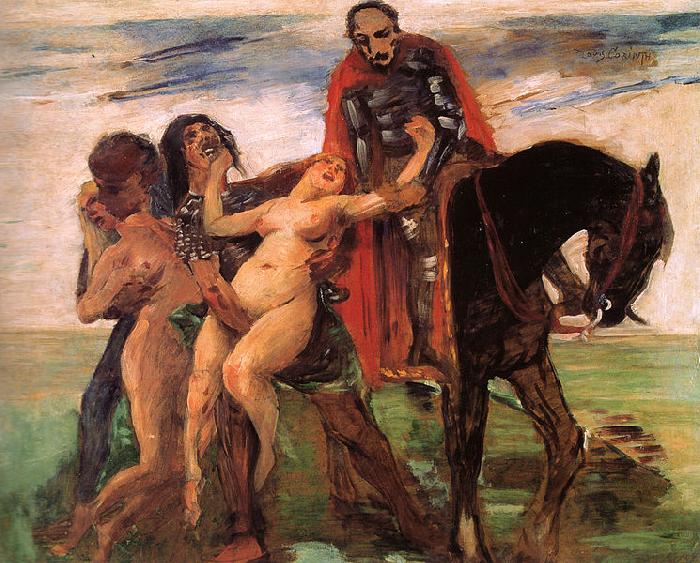 Lovis Corinth Frauenraub oil painting picture